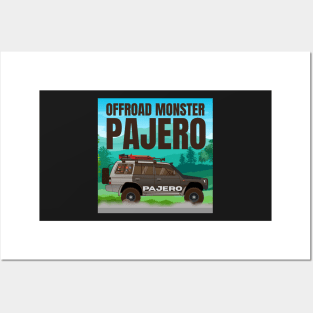 Off road Pajero Posters and Art